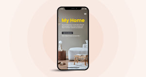 full background in-app image with the message
