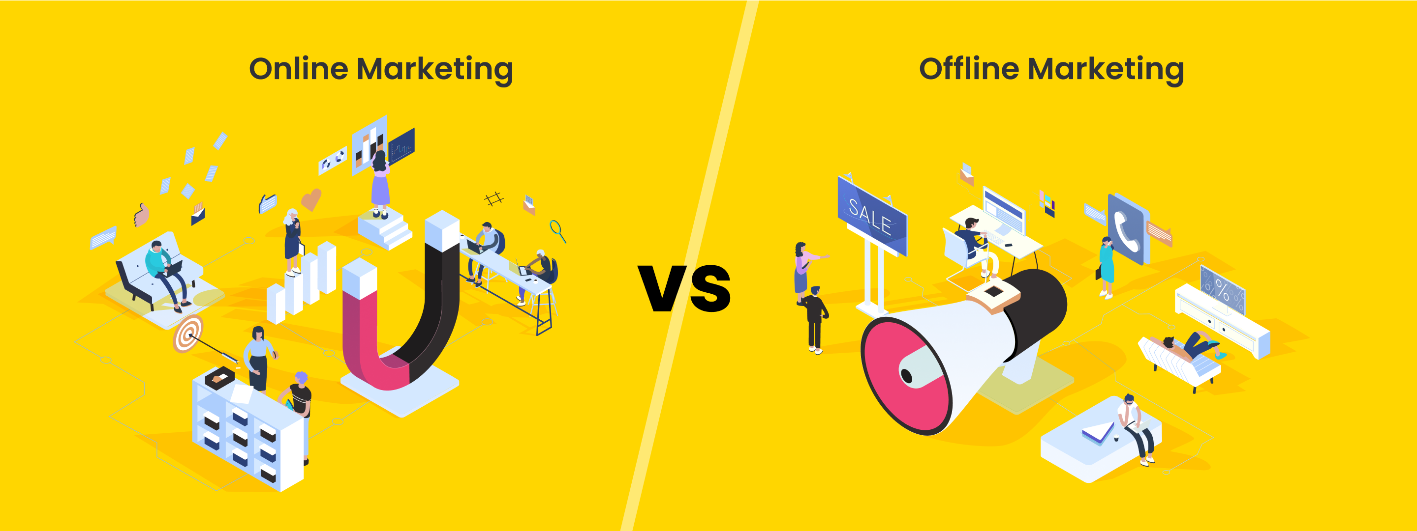 offline and online marketing