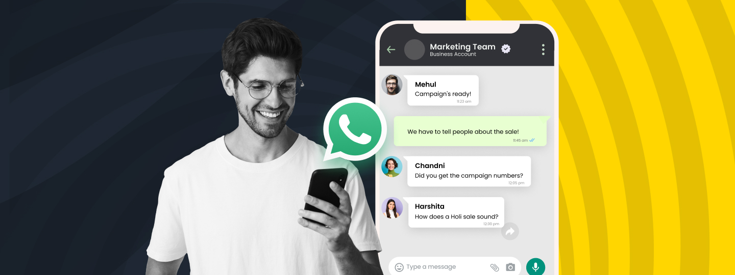 hero for WhatsApp for D2C/E-commerce