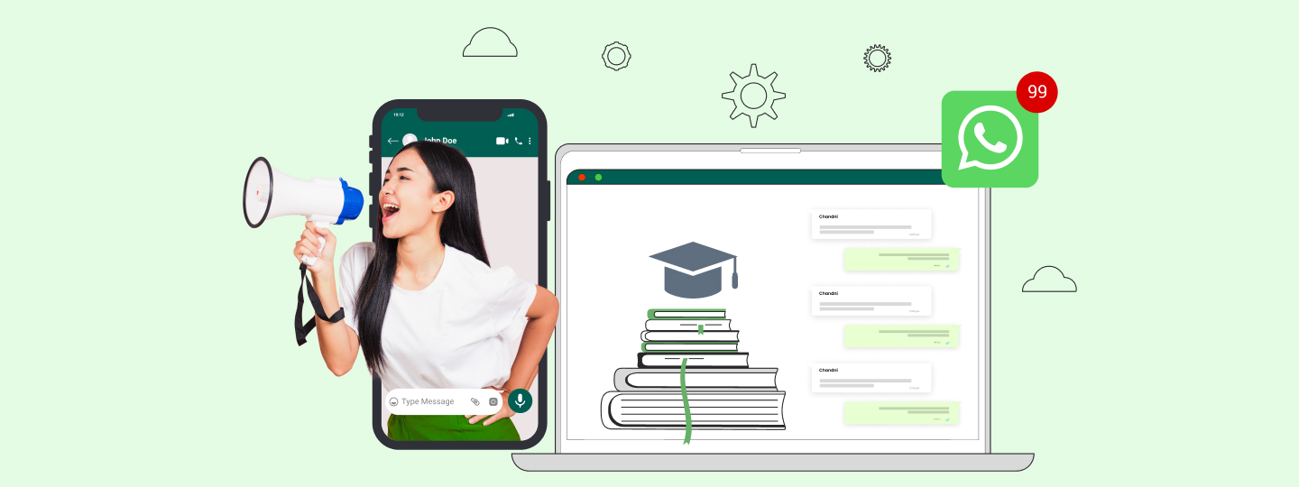 Hero Image For Whatsapp for Edtech