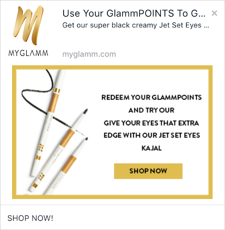 MyGlamm web push notifications