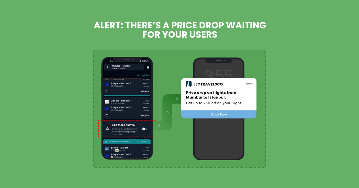 Automate flight price drop | Advanced use cases for travel